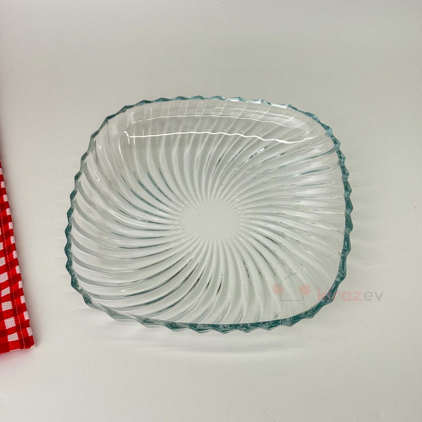 Santa Kare Servis Tabağı