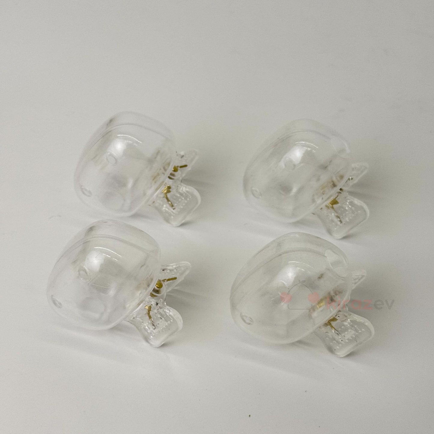 Diş Fırçası Kapağı Şeffaf 4'lü