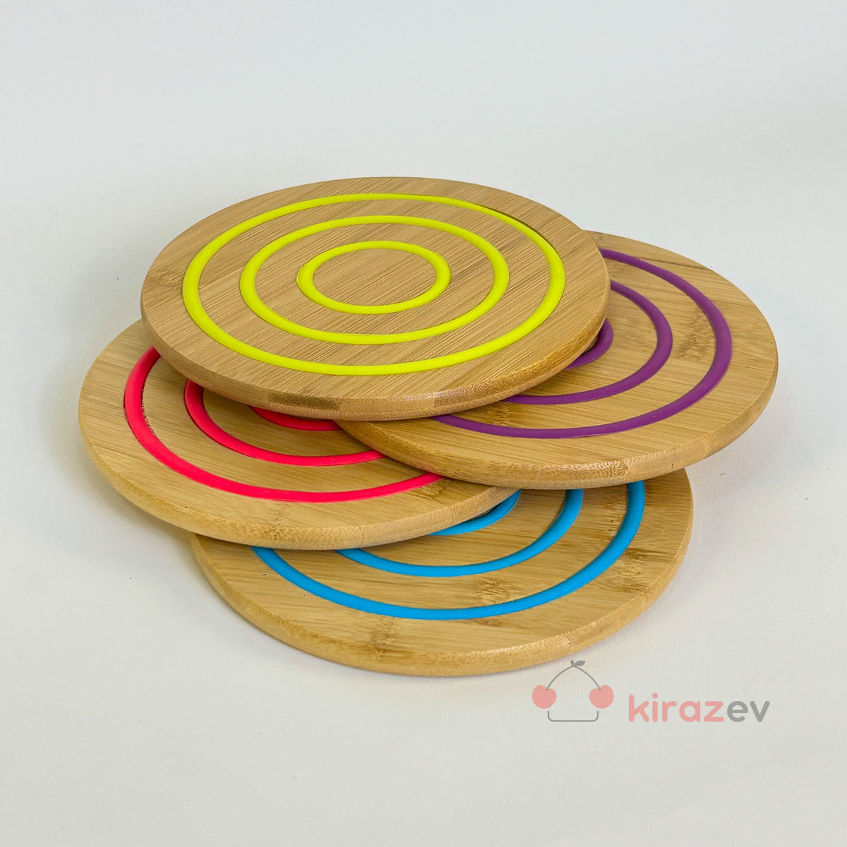 Bambu Nihale Yuvarlak Silikonlu 17x17 cm