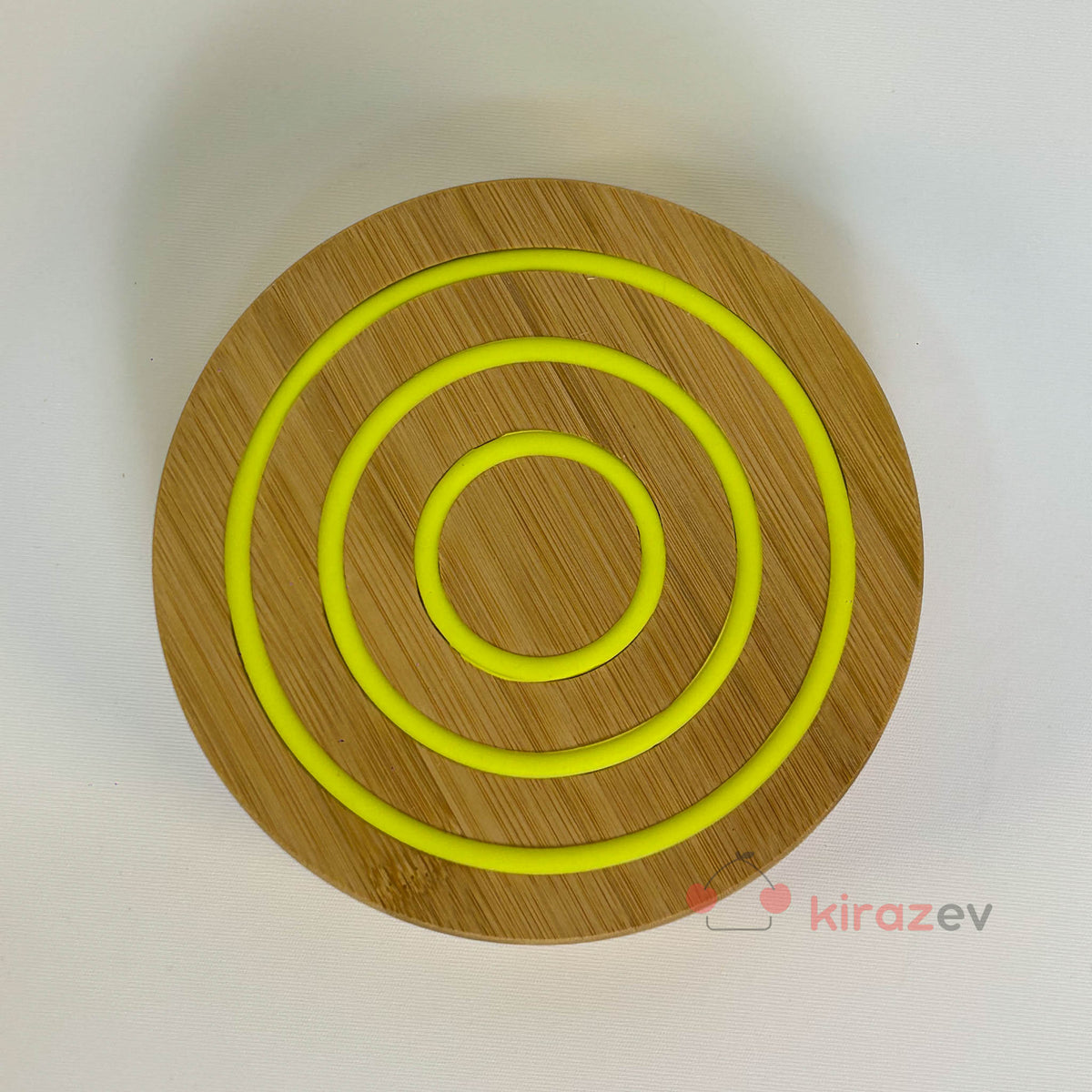 Bambu Nihale Yuvarlak Silikonlu 17x17 cm