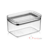 Soft Chef Dikdörtgen Erzak Saklama Kabı 1000 ml - Kiraz Ev