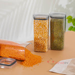 Soft Chef Dikdörtgen Erzak Saklama Kabı 4100 ml - Kiraz Ev