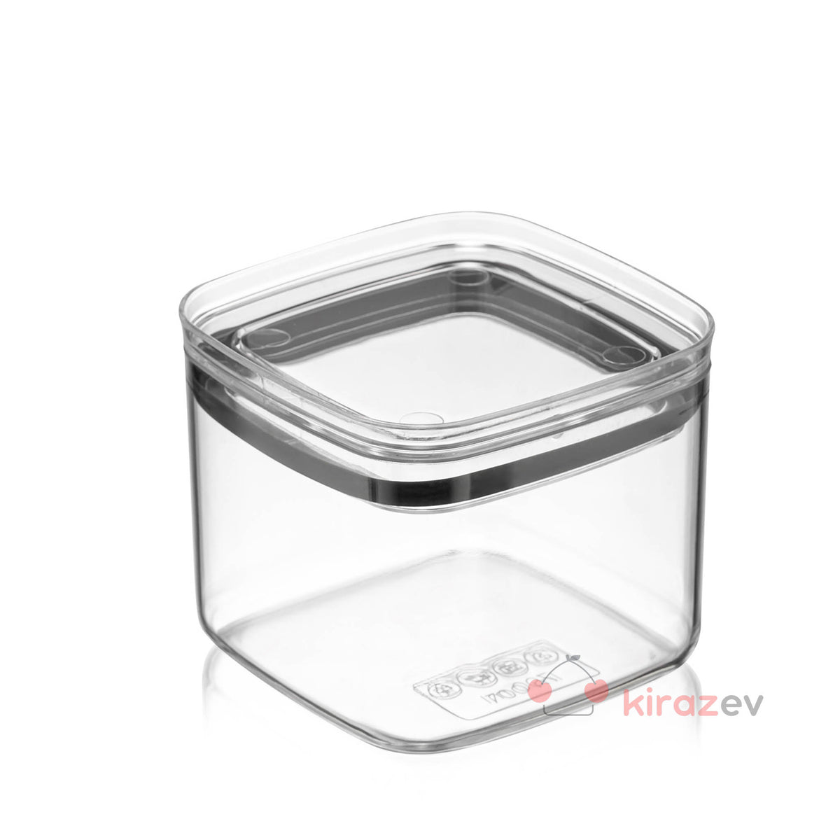 Soft Chef Kare Erzak Saklama Kabı 700 ml - Kiraz Ev