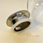 Süzgeç Kapaklı Cam Sürahi