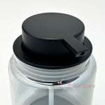 Tombul Siyah Sıvı Sabunluk – Krom Kapaklı