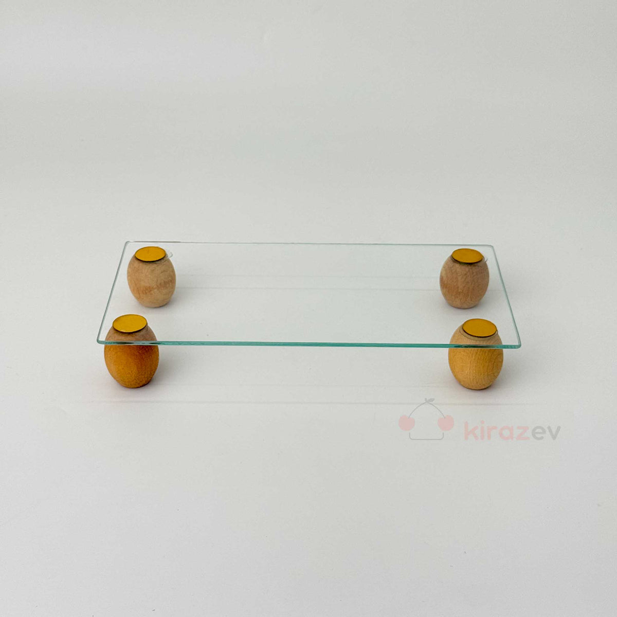 Top Ayaklı Cam Pano Kare