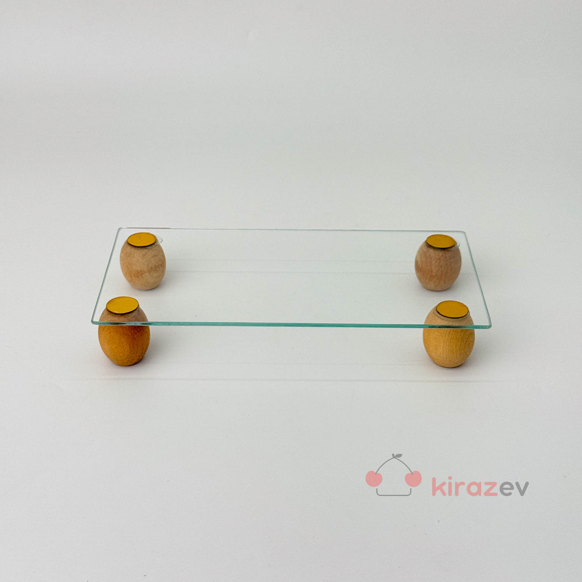 Top Ayaklı Cam Pano Kare