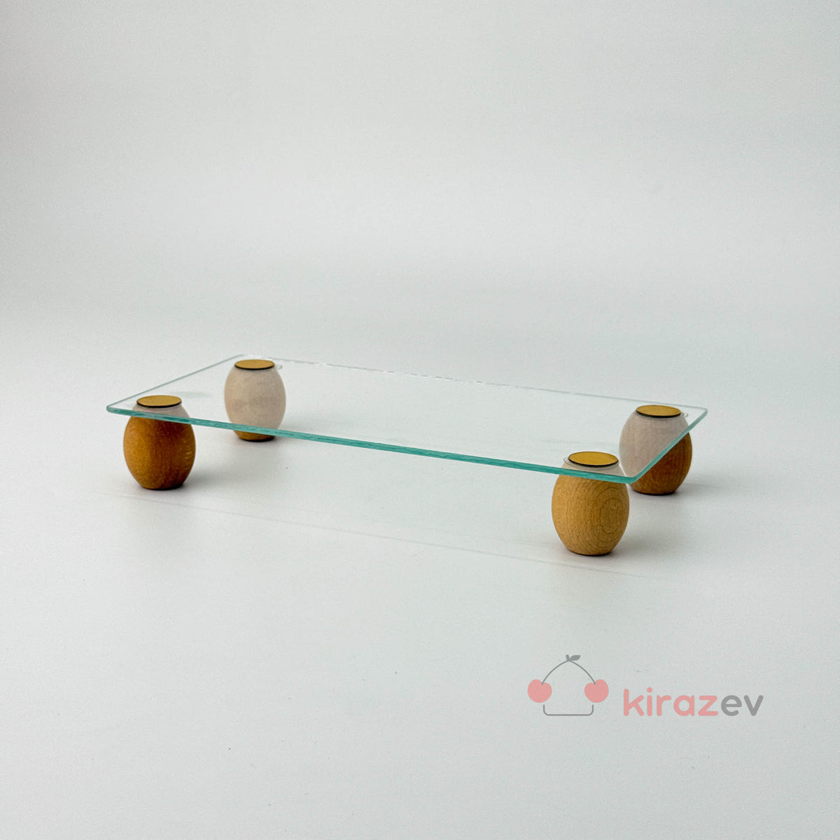 Top Ayaklı Cam Pano Kare