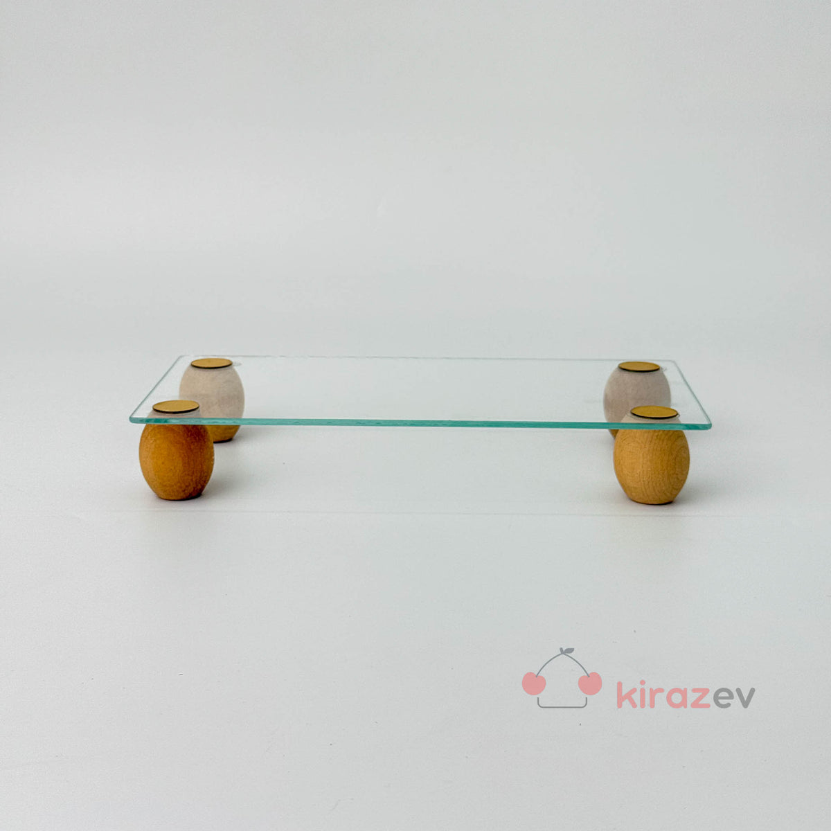 Top Ayaklı Cam Pano Kare