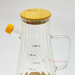 Vento Orange Cam Yağdanlık 900 ml – Bambu Kapaklı