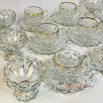 Zarif Gold Detaylı Cam Çay & Kahve Sunum Seti