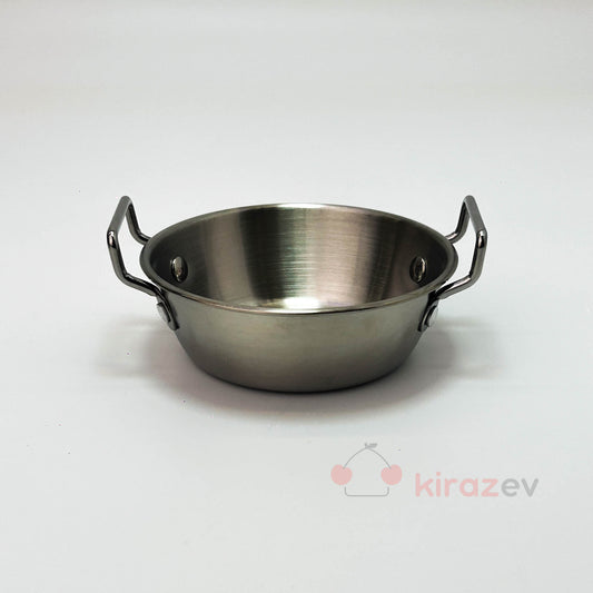 10 cm Gümüş Çelik Sunum Tavası