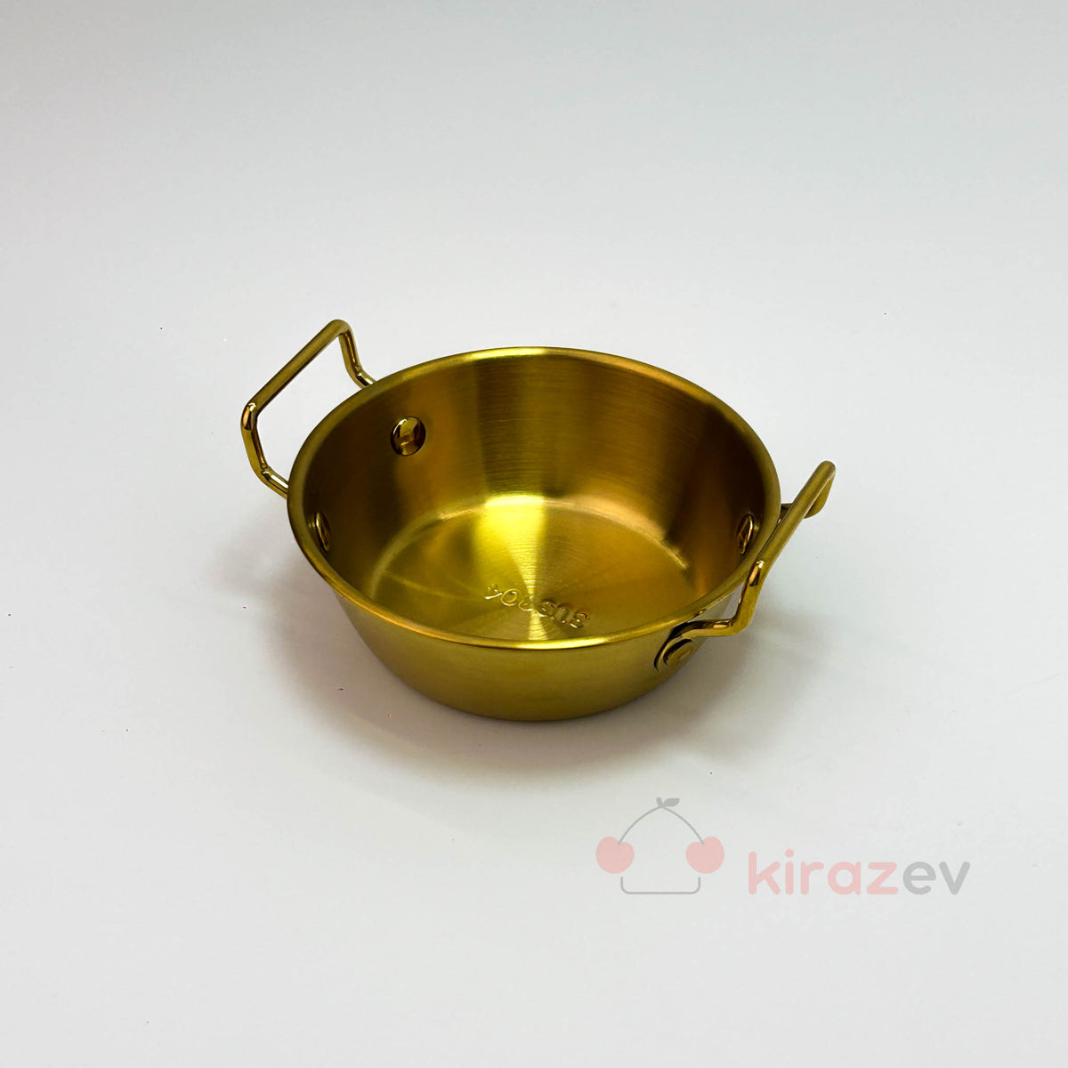 12 cm Gold Çelik Sunum Tavası