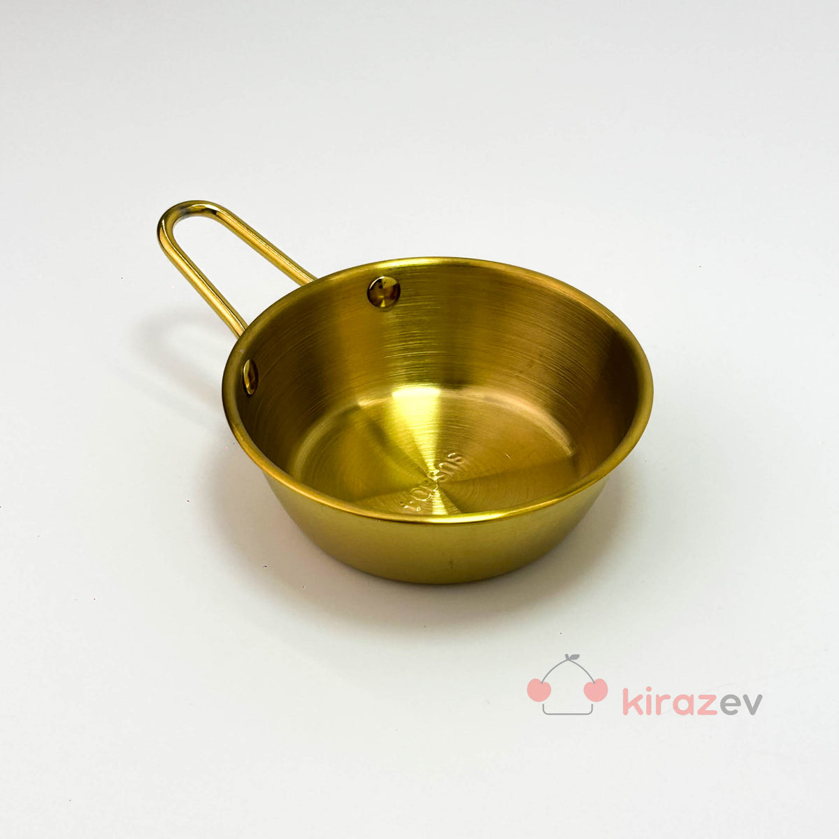 Gold Tek Kulplu Çelik Sunum Tavası - 12 cm - Kiraz Ev