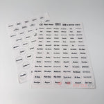 Baharat ve Mutfak Etiketi Seti