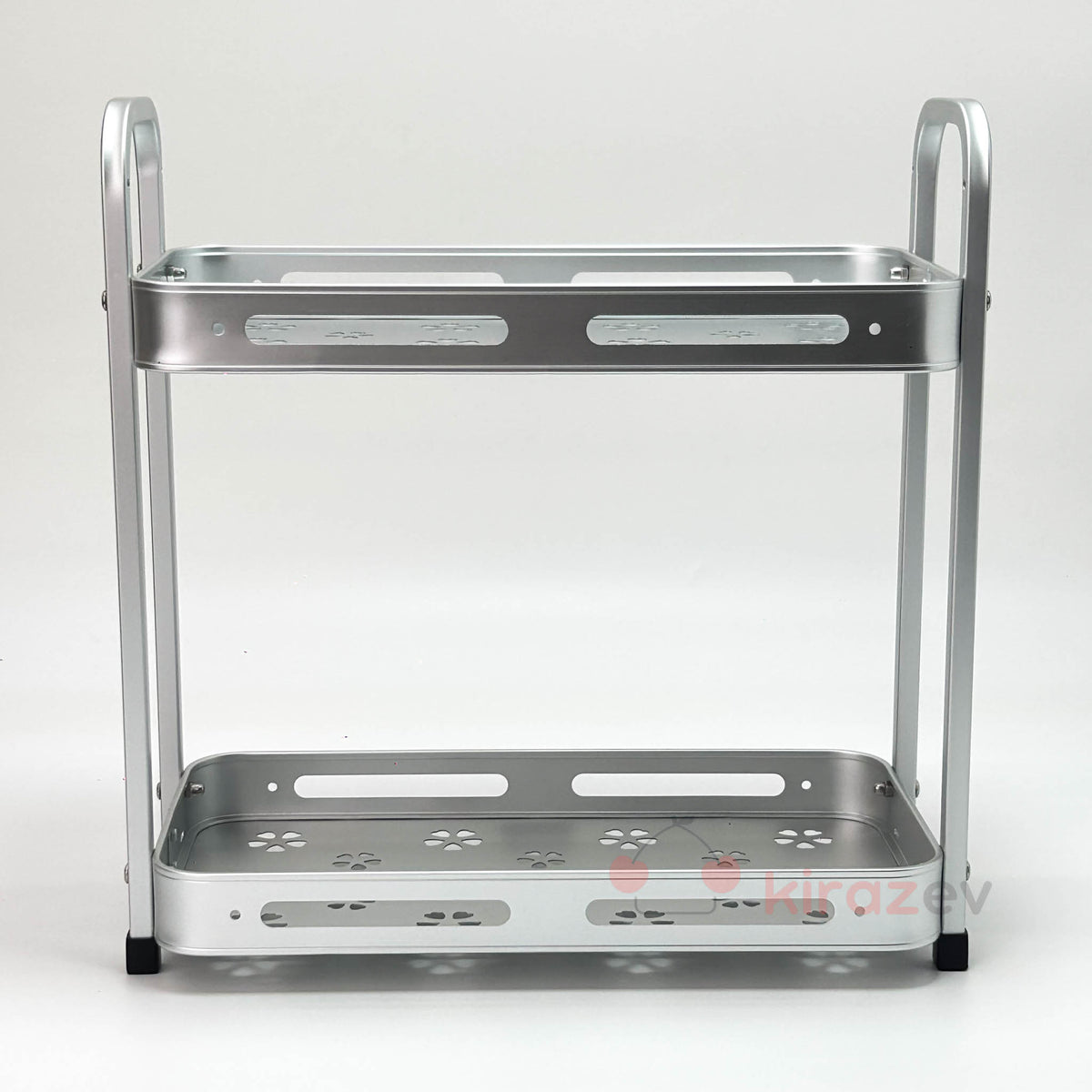 2 Katlı Alüminyum Mutfak ve Banyo Düzenleme Rafı