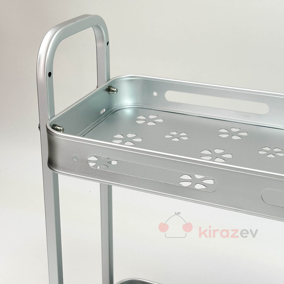 2 Katlı Alüminyum Mutfak ve Banyo Düzenleme Rafı