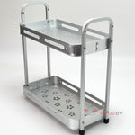 2 Katlı Alüminyum Mutfak ve Banyo Düzenleme Rafı