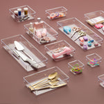 22,5×15×5,5 cm Şeffaf Punto Çekmece Organizeri