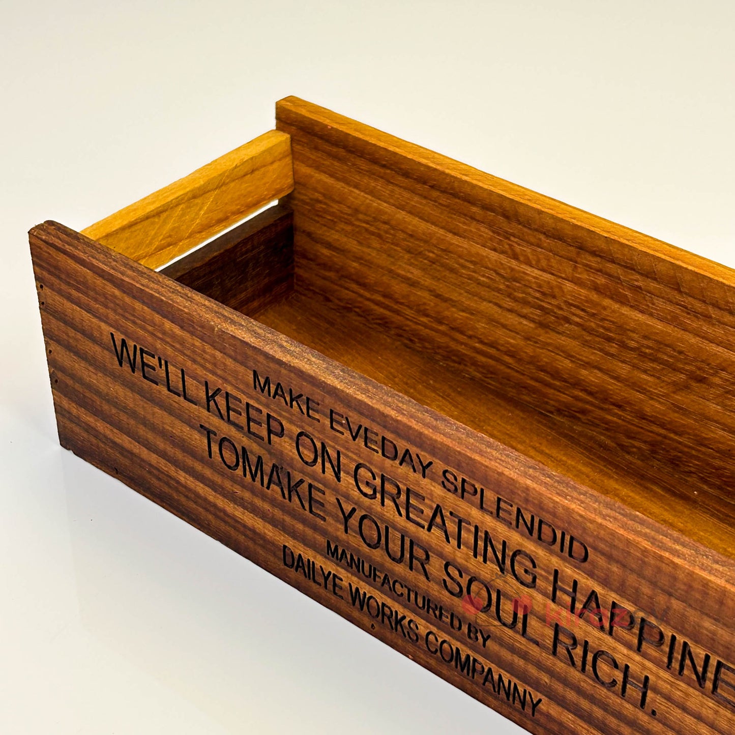 Akasya Ahşap Dekoratif Kasa