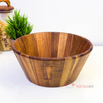 Akasya Ahşap Kase | Doğal & Şık Servis Kasesi