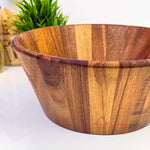 Akasya Ahşap Kase | Doğal & Şık Servis Kasesi