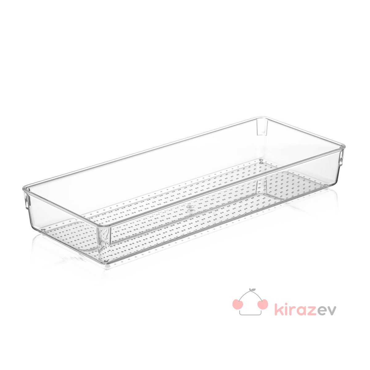 37,5×15×5,5 cm Şeffaf Punto Çekmece Organizeri - Kiraz Ev