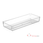 37,5×15×5,5 cm Şeffaf Punto Çekmece Organizeri - Kiraz Ev