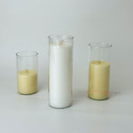 Silindir Cam Vazo & Mumluk Seti 3'lü