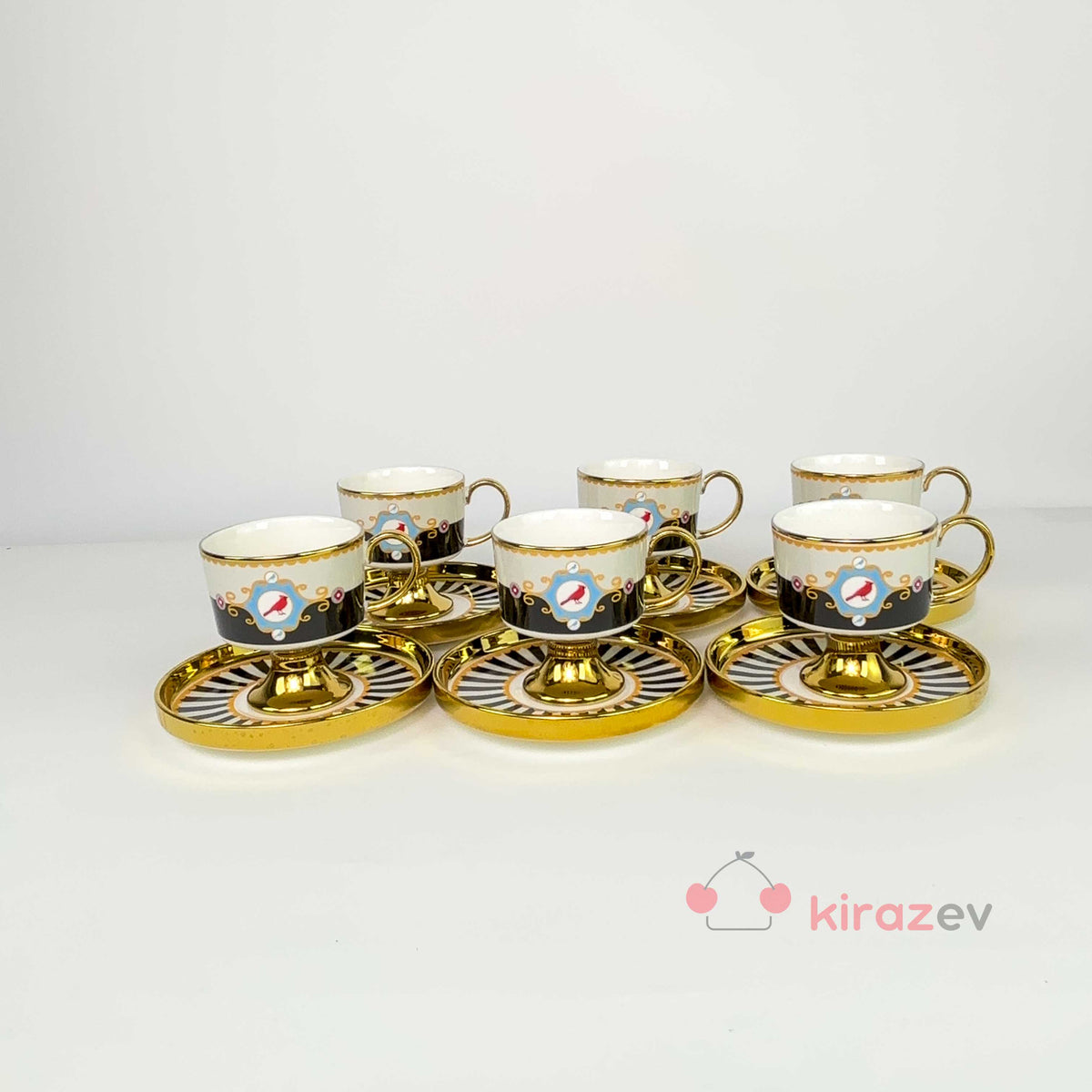 Retro Kahve Fincanı Takımı - Türk Kahvesi Seti