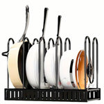 8 Katlı Tencere ve Tava Düzenleyici Raf