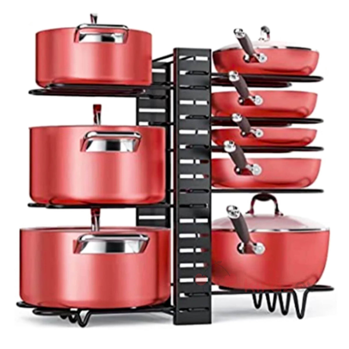 8 Katlı Tencere ve Tava Düzenleyici Raf