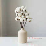 Dekoratif Pamuk Dalı 8'li