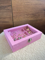 Şeffaf Bölmeli Mücevher Düzenleyici Takı Kutusu Organizeri