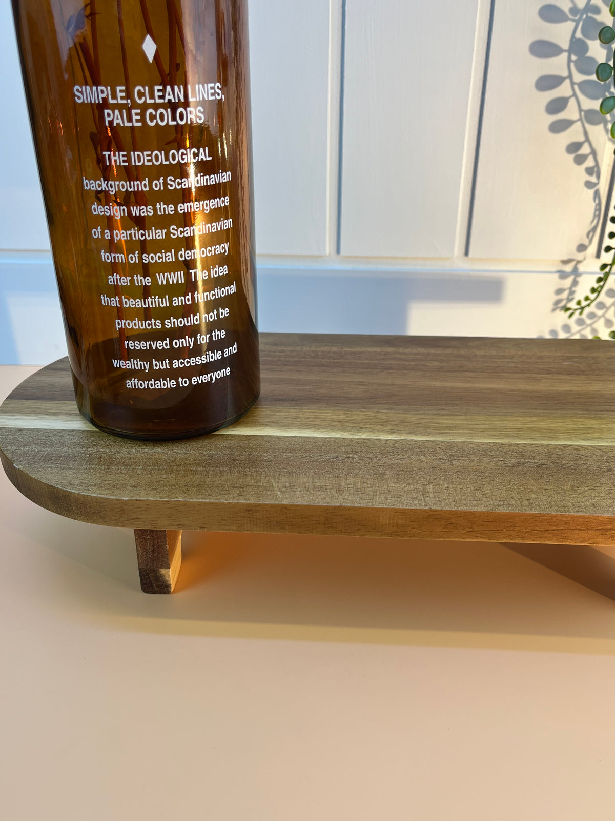 Akasya Ayaklı Oval Sunum Panosu