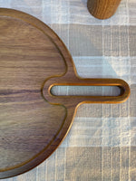 Akasya Yuvarlak Kulplu Sunumluk