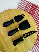 Kitchen Tools 3'lü Siyah Peynir Bıçağı