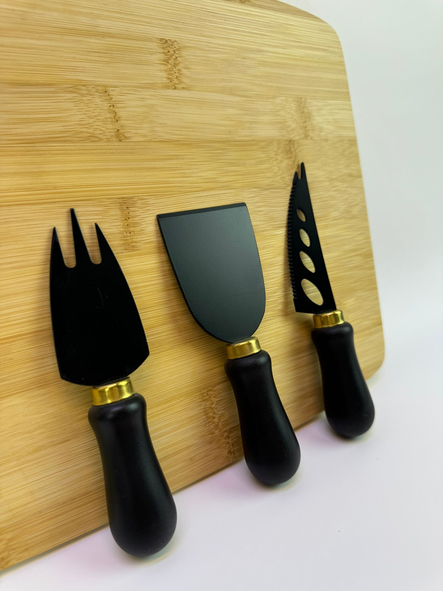 Kitchen Tools 3'lü Siyah Peynir Bıçağı