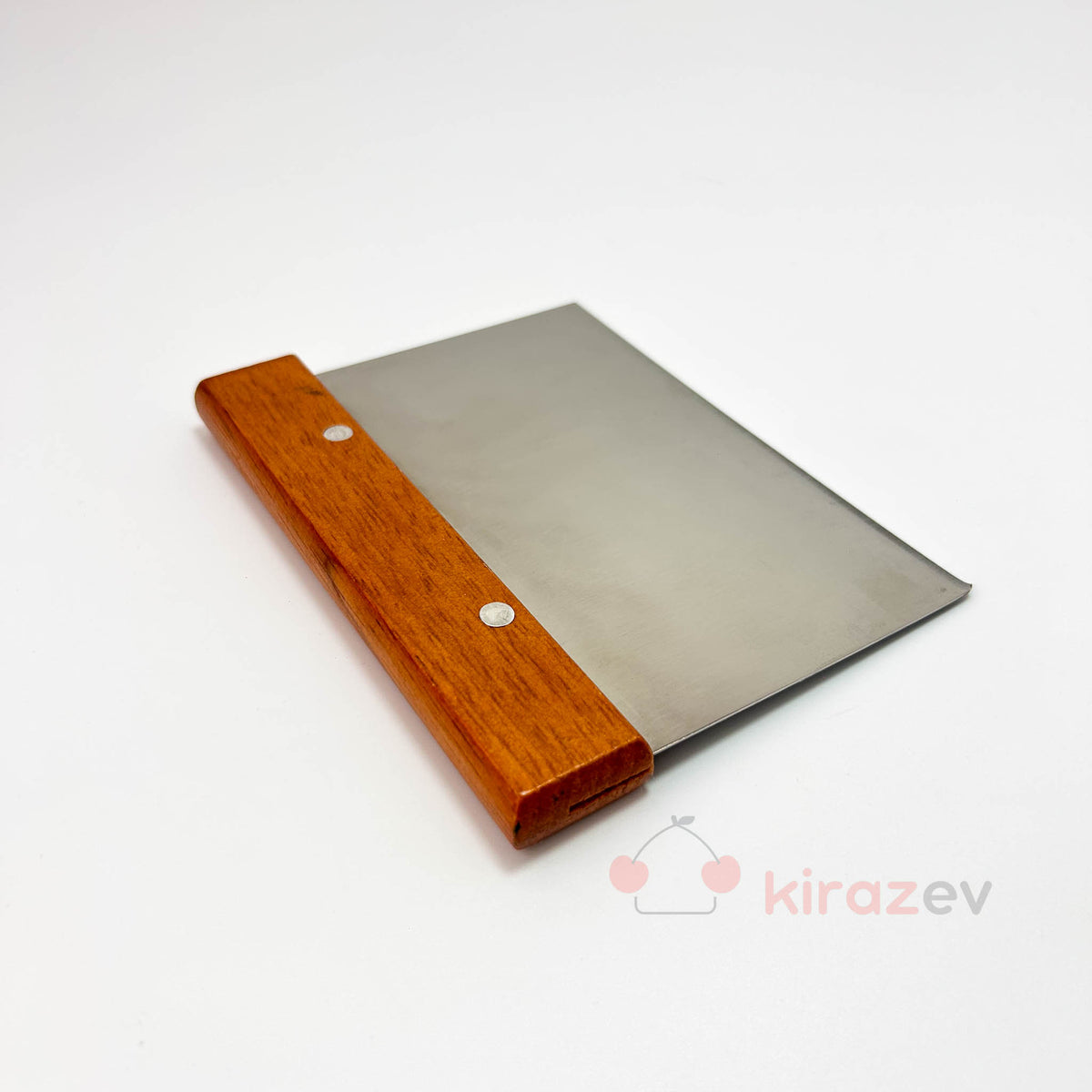 Ahşap Saplı Çelik Hamur Spatulası