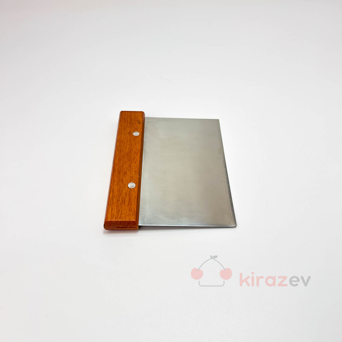 Ahşap Saplı Çelik Hamur Spatulası