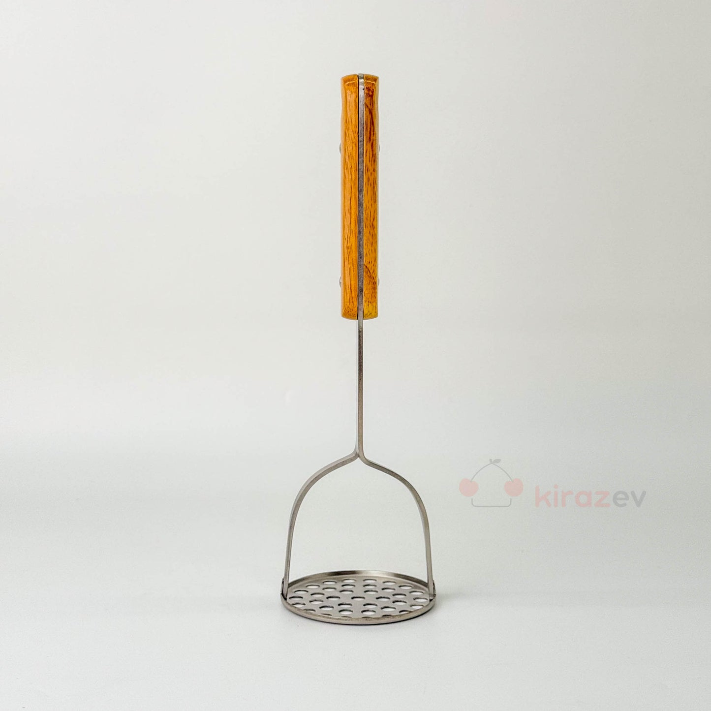 Ahşap Saplı Paslanmaz Patates Ezici