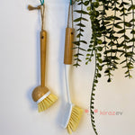 Ahşap Saplı Yuvarlak Temizlik Fırças