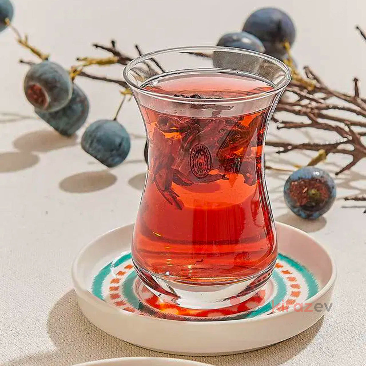 Paşabahçe Aida Çay Bardağı - 6'lı Set - Kiraz Ev