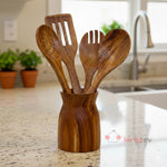 Akasya Servis Seti 4 Parça