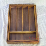 Ayarlanabilir Akasya Kaşıklık – Çekmece İçi Düzenleyici