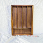 Ayarlanabilir Akasya Kaşıklık – Çekmece İçi Düzenleyici