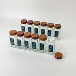 Akasya Kapaklı 12'li Cam Baharatlık Seti