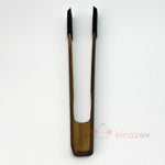 Akasya Saplı Silikon Maşa - Siyah