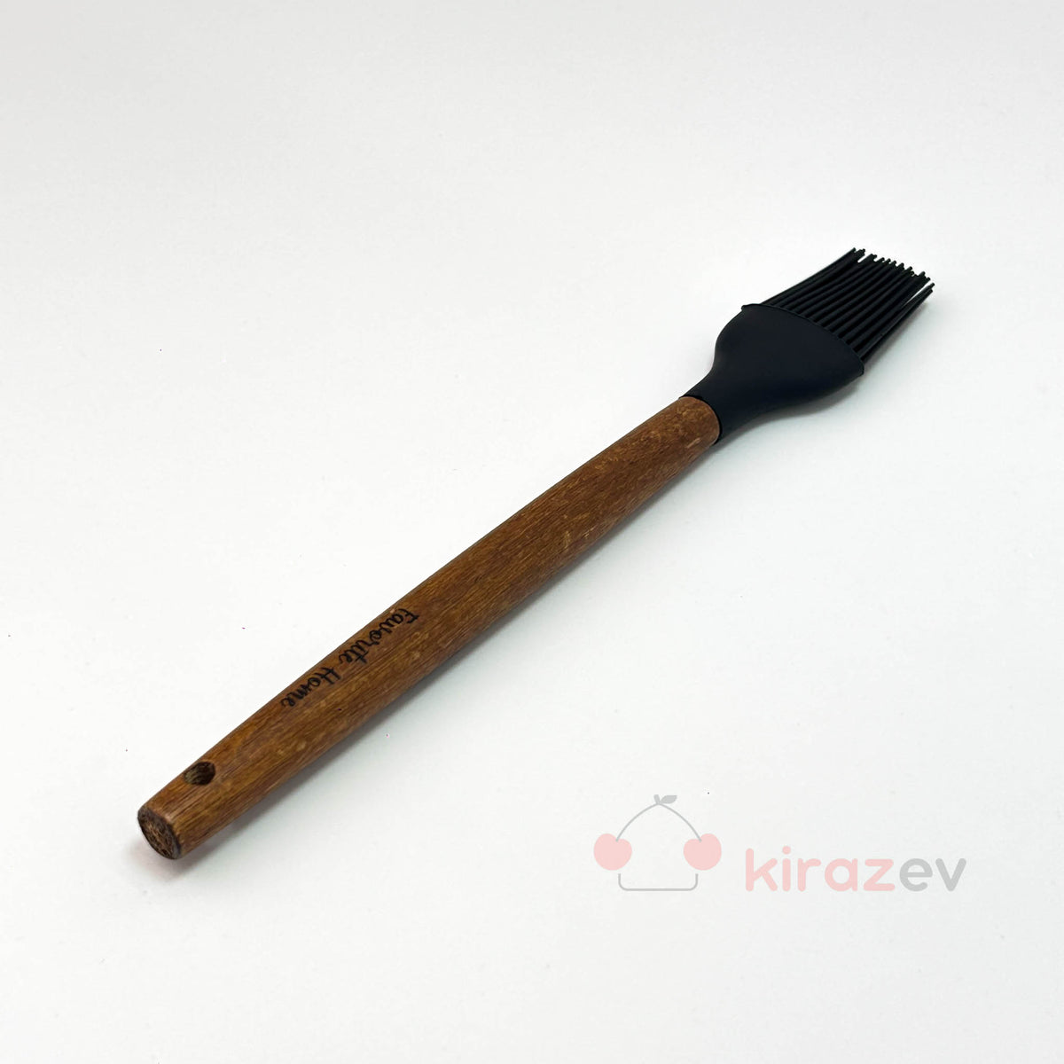 Akasya Saplı Silikon Yumurta Fırçası – Siyah