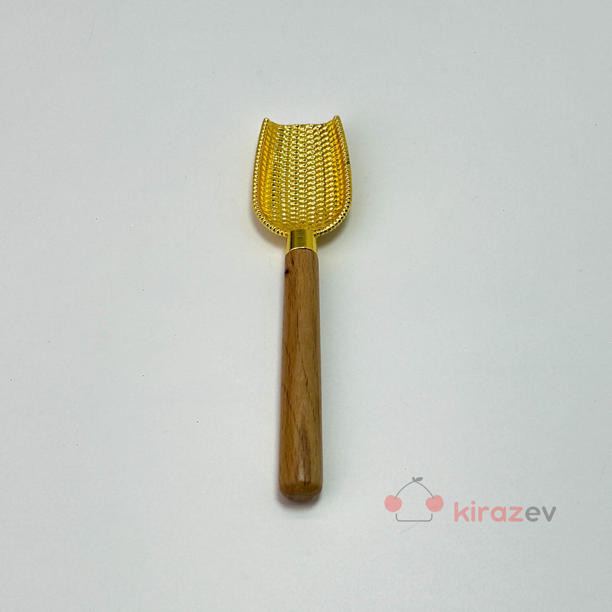 Bambu Baharatlık Kaşığı - Altın - Kiraz Ev